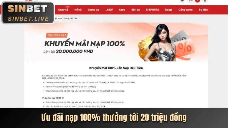 Các chương trình khuyến mãi độc quyền của 55vin